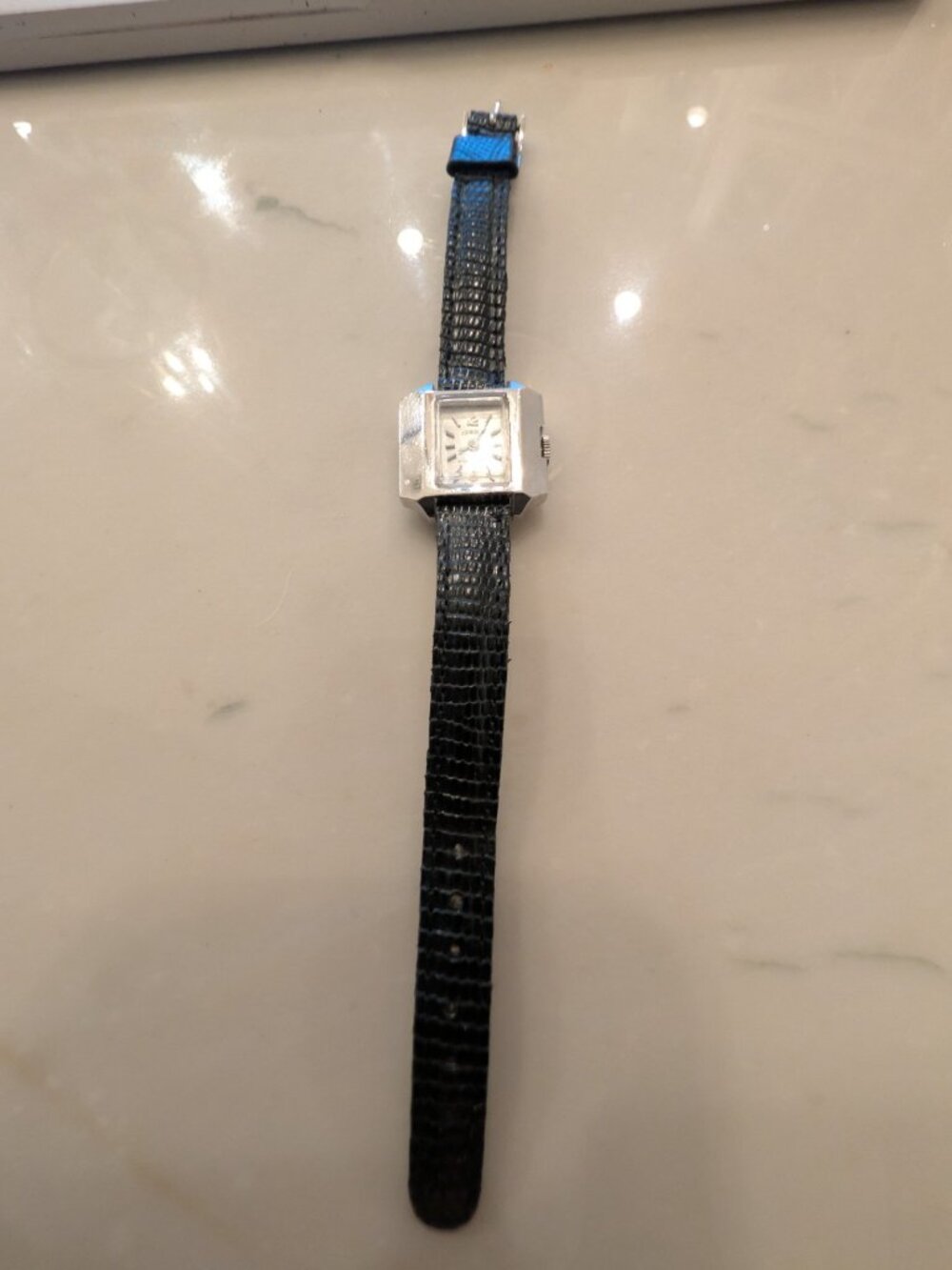 Vintage Cornavin Pentaflex 17-Jewel Rectangular Mechanical Watch – Mid-Century S - Picture 3 of 3